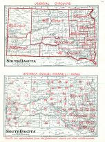 Judicial Circuits, Average Annual Rainfall, South Dakota State Atlas 1904